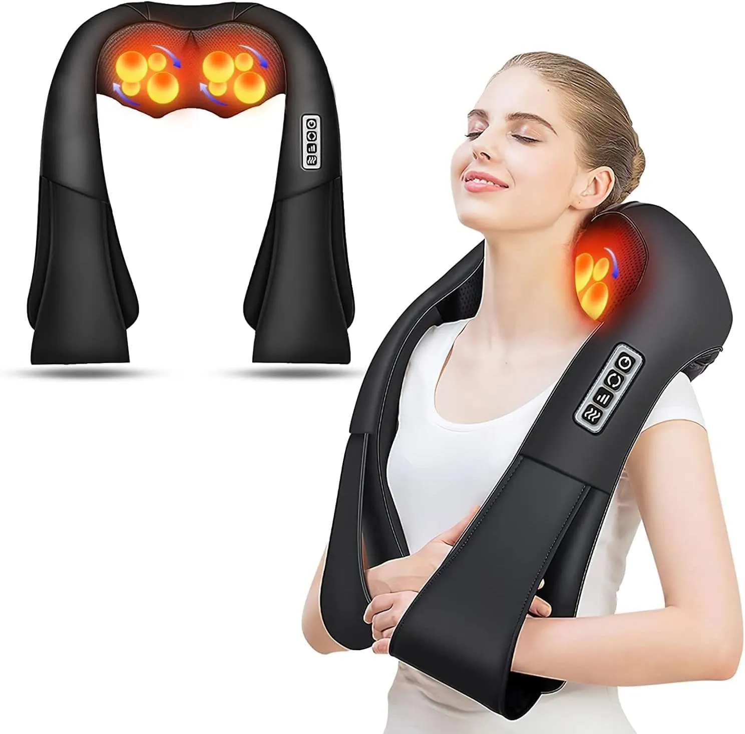 Masajeador cervical eléctrico con calor