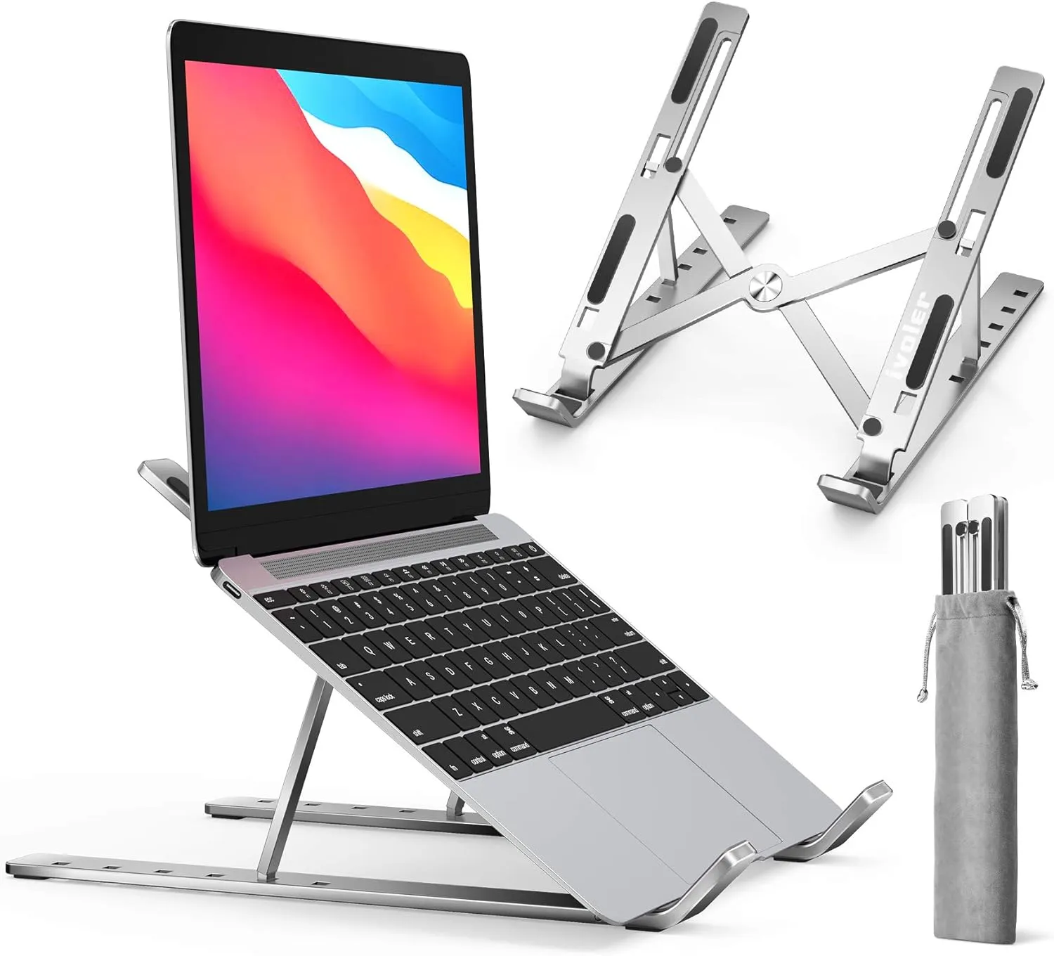 Soporte ajustable para portátil (aluminio)